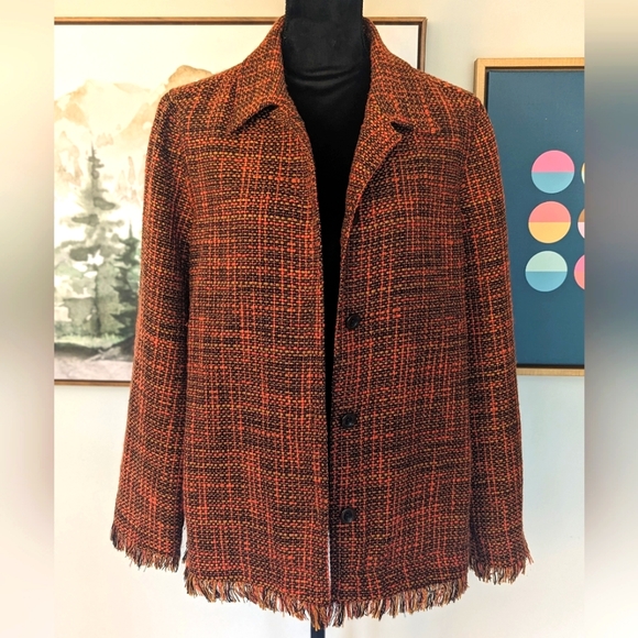 Vintage Women's Wool Tweed Jacket - Picture 1 of 6